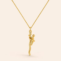 AMORA Embrace Necklace, gold