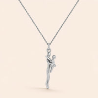 AMORA Embrace Necklace, silver